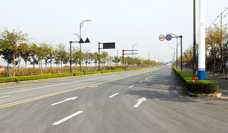 江东五路南侧（4+140-杭州湾萧山通道）道路绿化工程.jpg